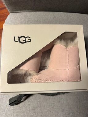UGG Baby Pink Sheepskin Booties
